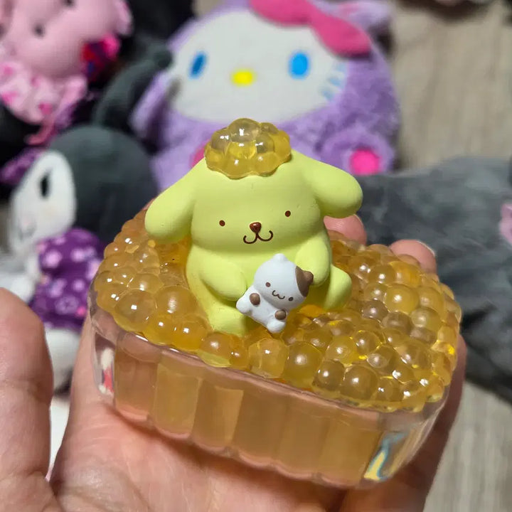 [BUNJANG] Sanrio Pompompurin Bubble Party Jelly Bathtub Figure / 폼폼푸린 산리오 피규어 폼푸 버블파티 젤리 욕조
