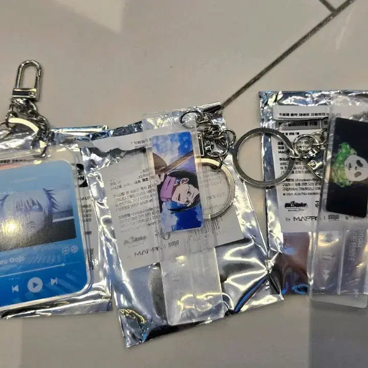 [BUNJANG] Jujutsu Kaisen Popup Player Bundle Set Acrylic Keyrings - Gojo Satoru, Panda, Maki / 일괄)주술회전 팝업 회옥 고죠 사토루 0 극장판 판다 마키 아크릴 키링