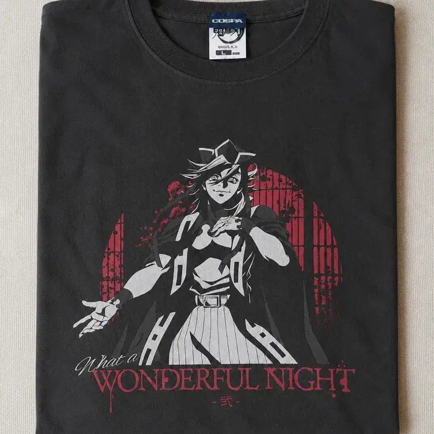 [BUNJANG] Cospa Demon Slayer Doma Short Sleeve T-Shirt L / (새상품) cospa 코스파 귀멸의 칼날 도우마 반팔 티셔츠 L