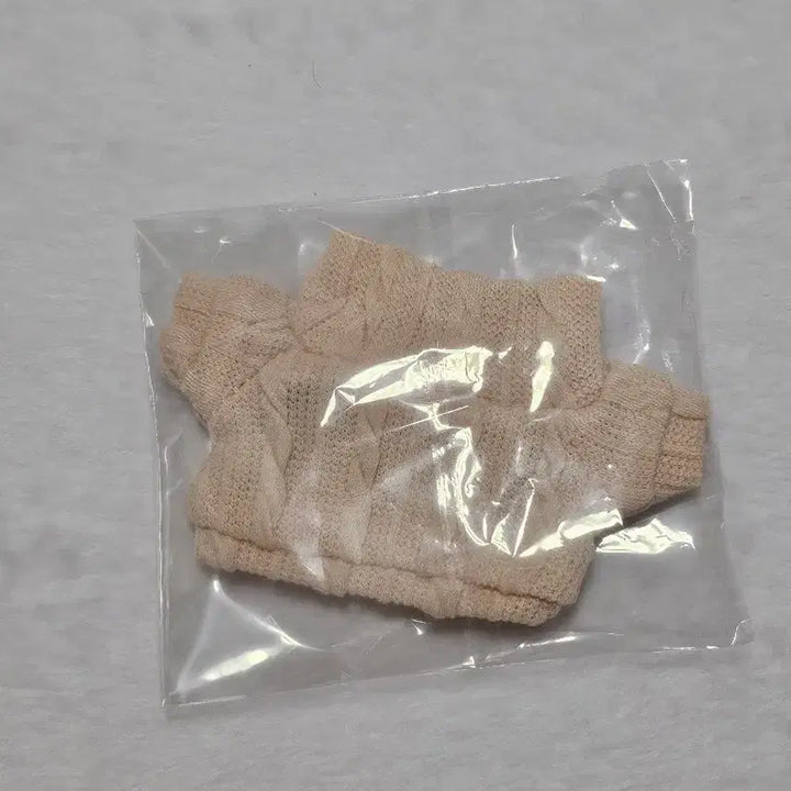 [SOLD OUT] 10cm 솜인형옷 니트 스웨터 베이지