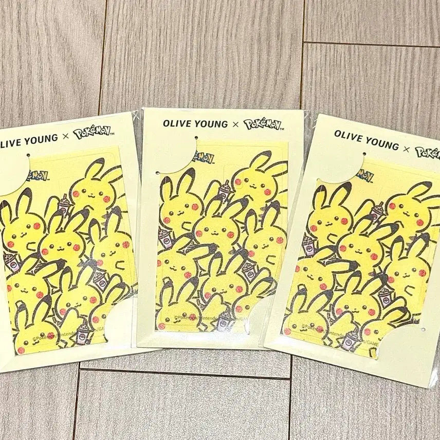 [BUNJANG] Pokemon Pikachu Sticker Card / 새상품) 포켓몬 카드 스티커 피카츄