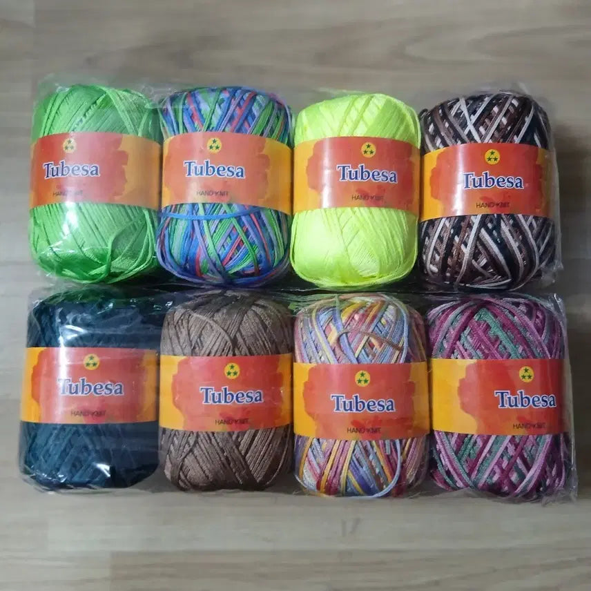 [BUNJANG] Tubes Yarn Silk Unsealed Bundle Set / 튜브사 뜨개실 미개봉 급처 무료배송 코바늘 인견