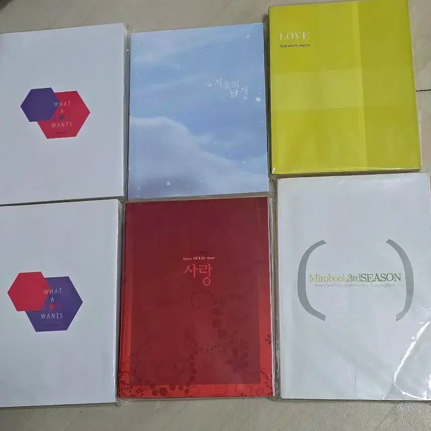 [BUNJANG] TVXQ! Fanbook Bundle Set / 동방신기 팬북 야자수요정, 미로 팬북 6권 일괄
