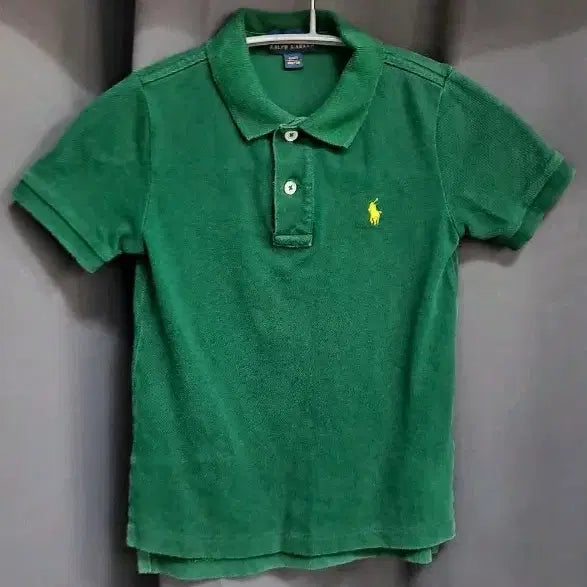 [BUNJANG] Polo Ralph Lauren Kids Green Short Sleeve Polo Shirt (4/4T) / 폴로 랄프로렌 유아 그린 반팔 폴로티셔츠(4/4T)