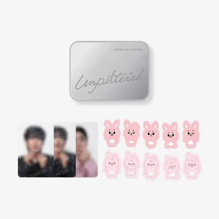 [BUNJANG] DAY6 Wonpil Unfiltered Tin Case Set Photocard Sticker / 데이식스 원필 언필터드 틴케이스 세트 새상품