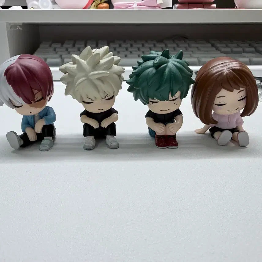 [BUNJANG] My Hero Academia Shoulder Mount Gacha 4 Types Bundle Set / 나히아 어깨쿵 가챠 4종 일괄