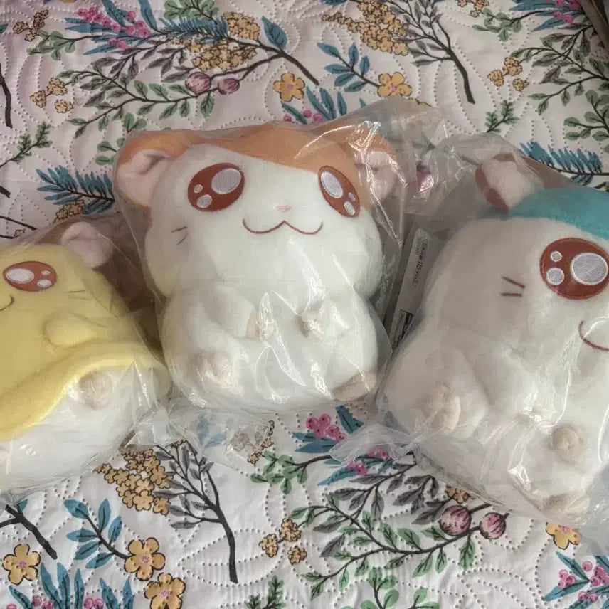 [BUNJANG] Hamtaros Ichiban Kuji Plush Bundle (Hooded Hamtaros, Hamtaros, Mini Mini) / 햄토리 제일복권 쿠지 인형 일괄 (두건,햄토리,미니미니)