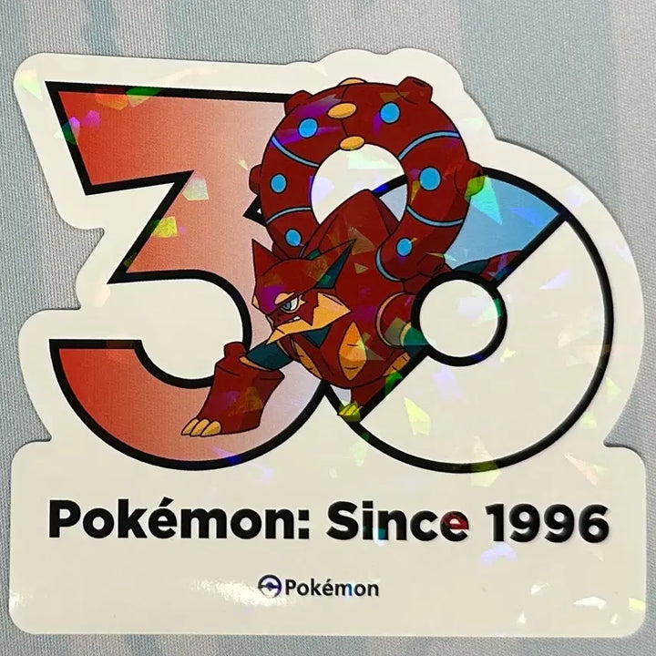 [BUNJANG] Pokemon 30th Anniversary Logo Sticker Volcanion / [포켓몬 30주년 기념 로고 스티커]볼케이온