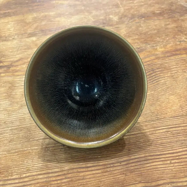 [BUNJANG] Black Glazed Tea Bowl (Chonmok Dawon) / 천목다완