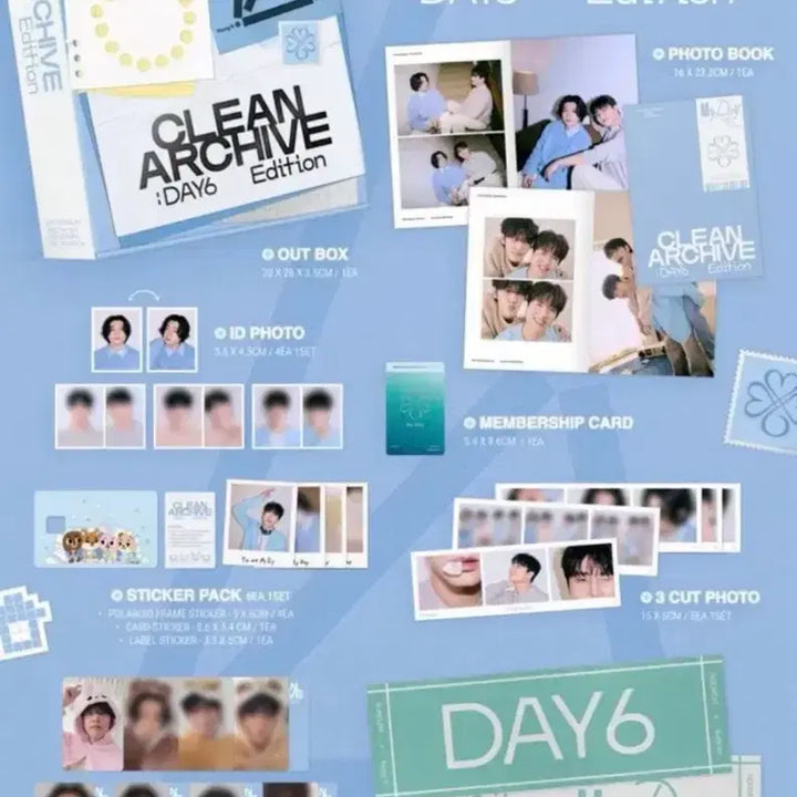 [BUNJANG] DAY6 6th Membership Kit Full Set / 마이데이 6기 멤버십 키트