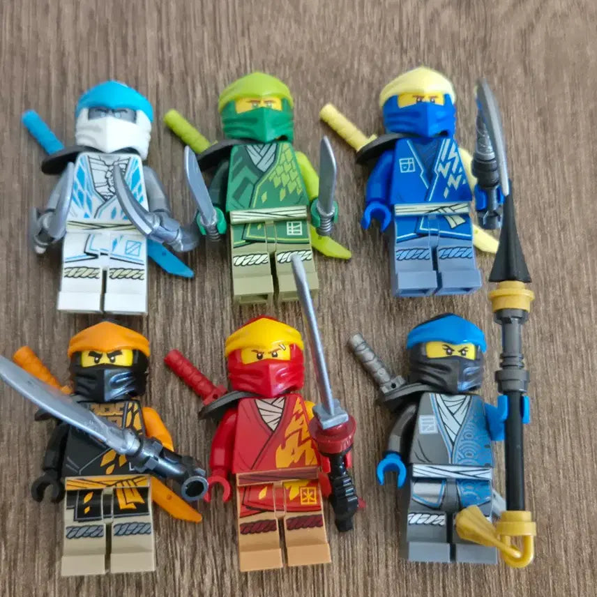 [BUNJANG] LEGO Ninjago Corrupted D&amp;D Minifigure 6-Figure Set / 레고 닌자고 코어도복 미니피규어 6종 세트