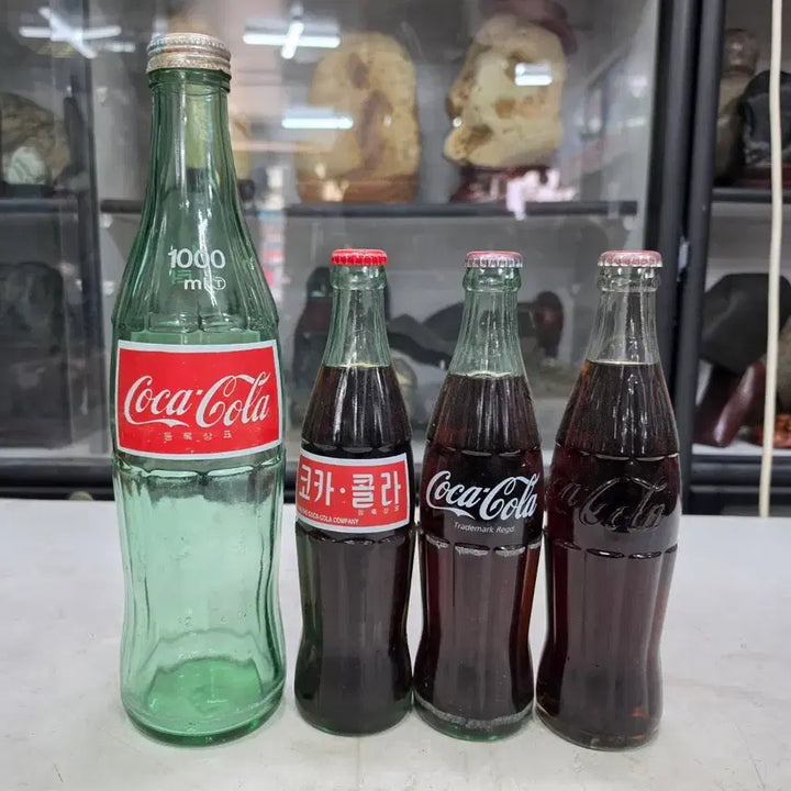 [BUNJANG] Coca-Cola Empty Bottles (Set of 4) / 코카콜라병