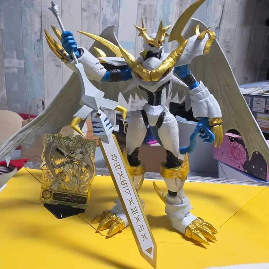 [BUNJANG] Digimon Emperor Dragonmon Figure + Acrylic / 개봉) 디지몬 제일복권 황제드라몬 피규어 + 아크릴