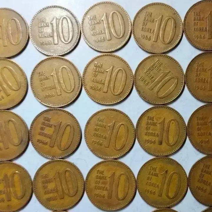[BUNJANG] 1966 First Edition Coin Collection (100 pcs) / 1966년 최초발행 100개