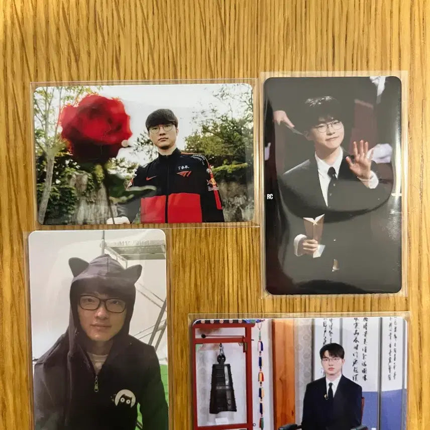 [BUNJANG] Faker Photocard 4-Set / 페이커 비공굿 포토카드 4장 세트
