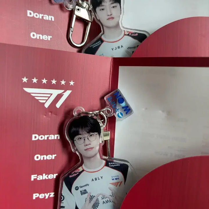 [BUNJANG] T1 Doran &amp; PHASE Keyring / 티원 t1 키링 우리은행 도란, 페이즈 일괄 양도합니다