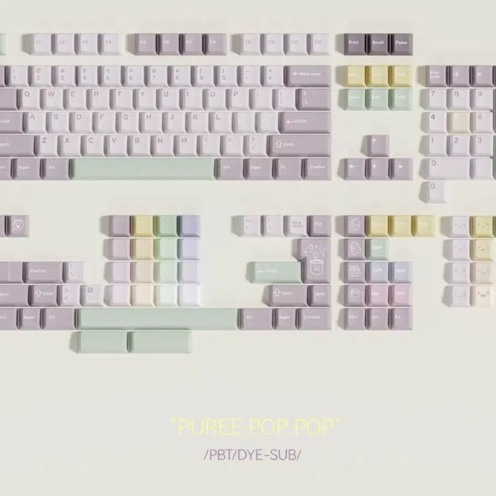 [BUNJANG] PBT Keycaps Pistachio Keycap Set / pbt 키캡 타로 피스타치오 키캡