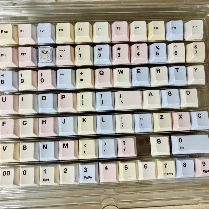 [BUNJANG] QK X Onekey Marshmallow Keycap Set / QK X Onekey marshmallow 키캡 마시멜로 키캡