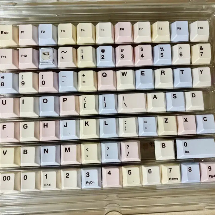 [BUNJANG] QK X Onekey Marshmallow Keycap Set / QK X Onekey marshmallow 키캡 마시멜로 키캡
