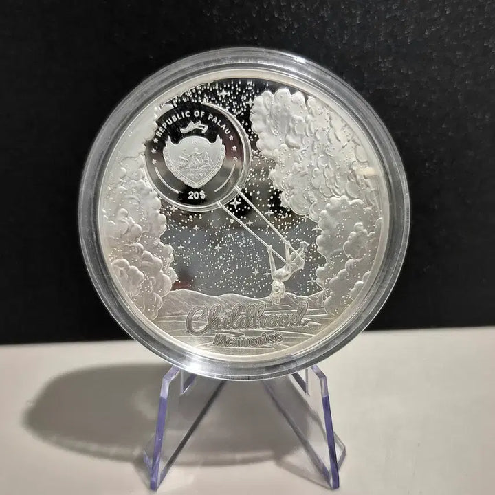 [BUNJANG] 2023 Palau Sandcastle 3oz Silver Coin - Limited Edition (499 pcs) / 전 세계 499개 한정판) 모래성 3온스 은화