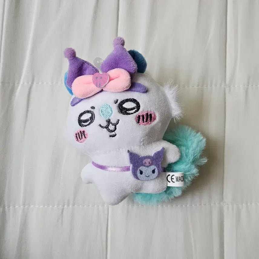 [BUNJANG] Sanrio Kuromi Momonga Doll Keychain / 산리오 쿠로미 모몽가 인형 키링