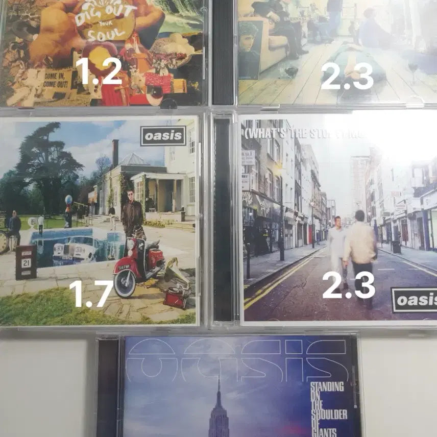 [BUNJANG] Oasis CD Bundle or Individual Sale / 오아시스 CD 판매 개별 일괄 전부 가능