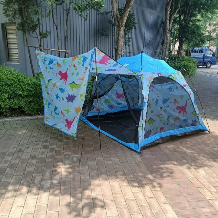 [BUNJANG] Camp365 Dinosaur Tent 3-4 Person / 캠프365 공룡텐트 3-4인용