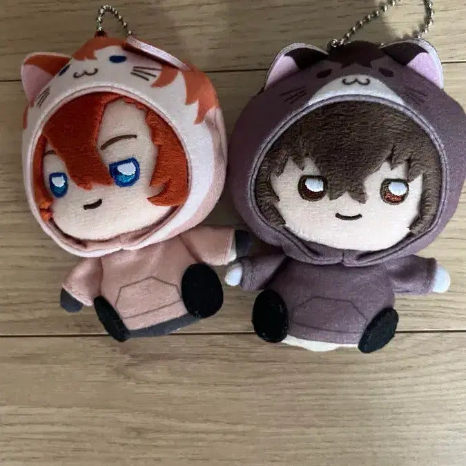[BUNJANG] Bungo Stray Dogs Dazai Osamu Chuuya Nakahara Finger Puppet Bundle Set / 급전)문스독 다자이 오사무 나카하라 츄야 손가락 인형 일괄