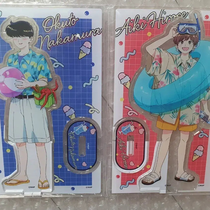 [BUNJANG] Karakuchi Rakugaki Nakamura Hirose Acrylic Stand Set / 힘내라나카무라군 카라테츠 나카무라 히로세 아크릴