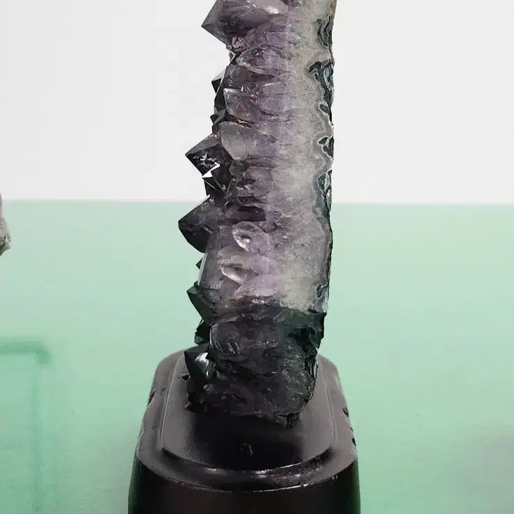 [BUNJANG] Amethyst and Pyrite Mineral Specimens (2-Piece Set) / 자수정과 황철석 광물 수석 2점 일괄
