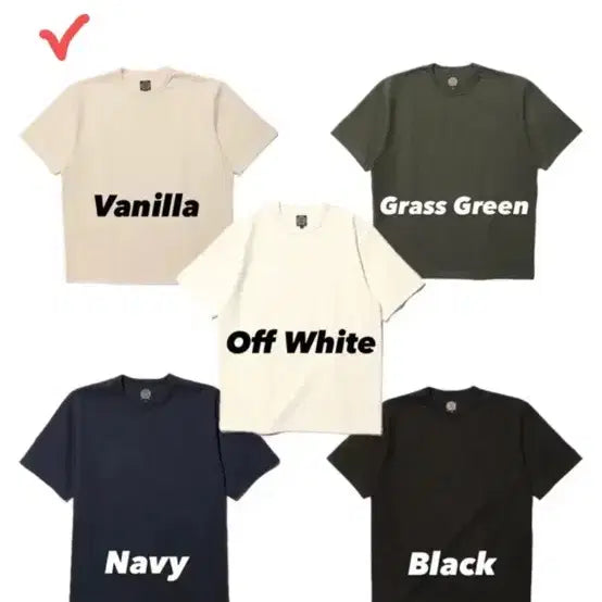 [SOLD OUT] 제라도 헤비웨이트 티셔츠 42 바닐라 AB94230