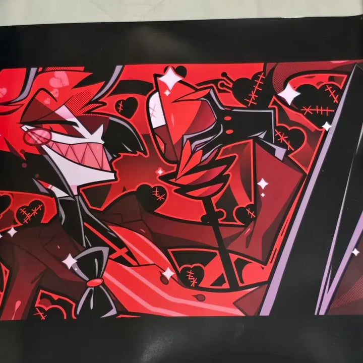 [BUNJANG] Hazbin Hotel Alastor Valentine Poster / [주말 한정 12.0] 해즈빈 호텔 알래스터 샤크로봇 발렌타인 포스터