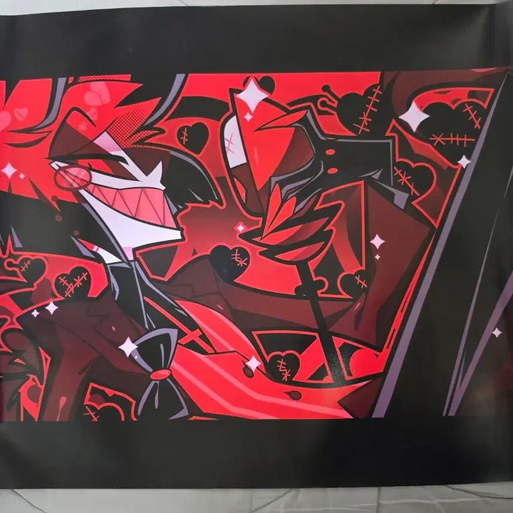 [BUNJANG] Hazbin Hotel Alastor Valentine Poster / [주말 한정 12.0] 해즈빈 호텔 알래스터 샤크로봇 발렌타인 포스터
