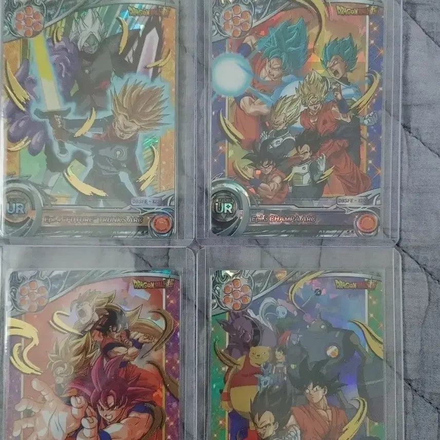 [BUNJANG] Dragon Ball Super Collectible UR Cards (4-Card Set) / 117 120 121 123 125  드래곤볼 슈퍼 콜렉트 UR 5장