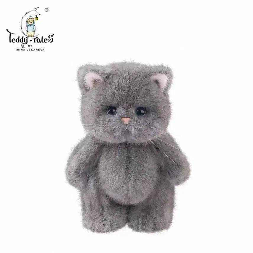 [BUNJANG] Teddy Tales Blue Eyes Russian Blue Cat Plush S Size / 새상품 테디테일즈 블루아이즈 러시안블루 고양이  인형 S사이즈