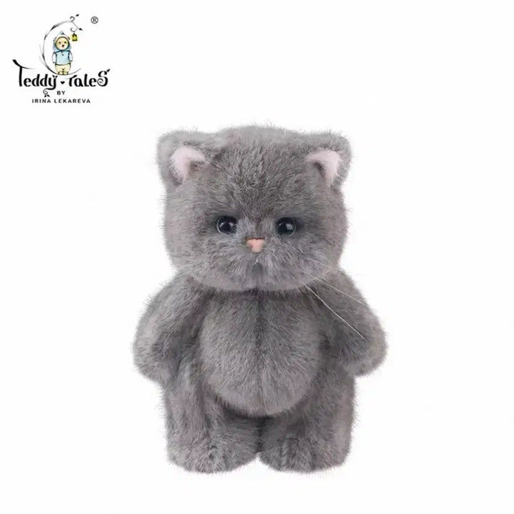 [BUNJANG] Teddy Tales Blue Eyes Russian Blue Cat Plush S Size / 새상품 테디테일즈 블루아이즈 러시안블루 고양이  인형 S사이즈