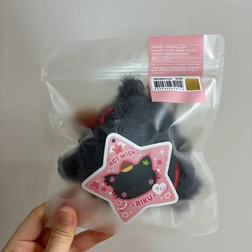 [BUNJANG] NCT WISH Riku Wishdoll Kuri Doll (Sealed) / NCT WISH 리쿠 위시돌 쿠리 인형 미개봉 새상품