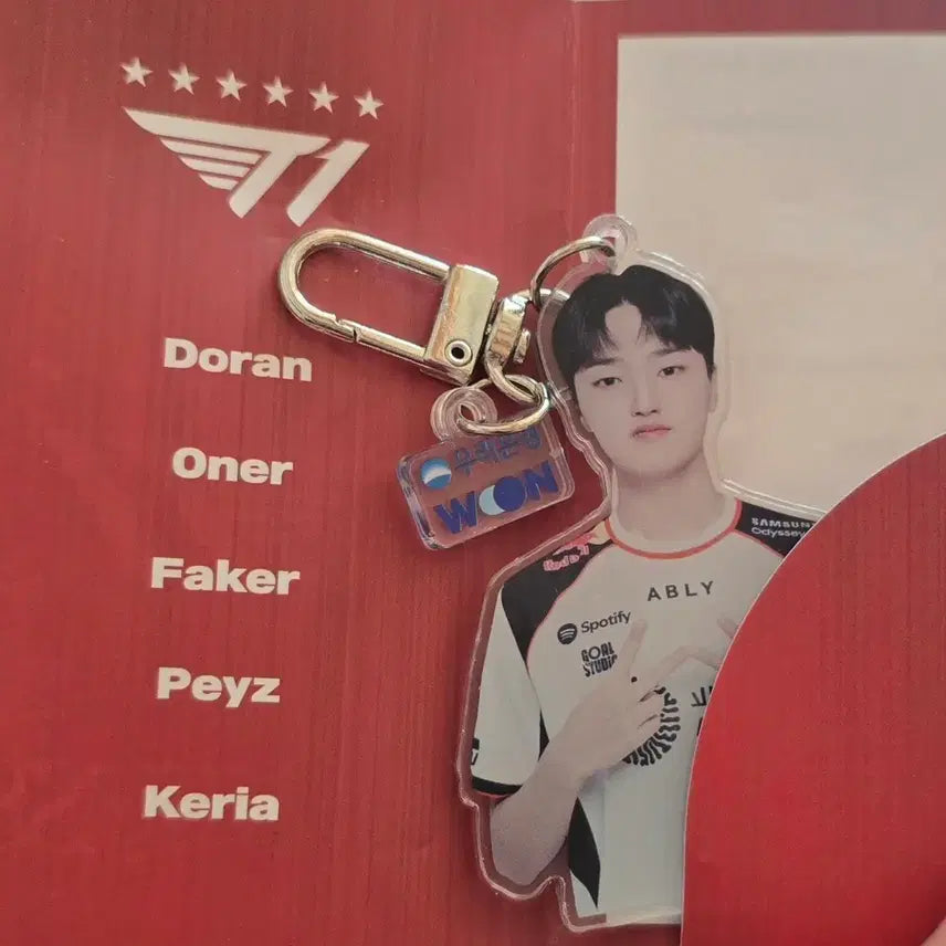 [BUNJANG] T1 Faker Phase Limited Edition Acrylic Keyring / t1 페이즈 한정판 키링 우리은행 키링