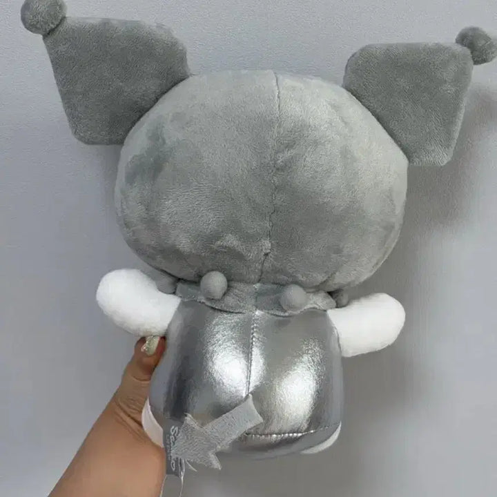[BUNJANG] Sanrio Kuromi Silver Plush Doll / 택포) 산리오 쿠로미 실버 봉제 인형