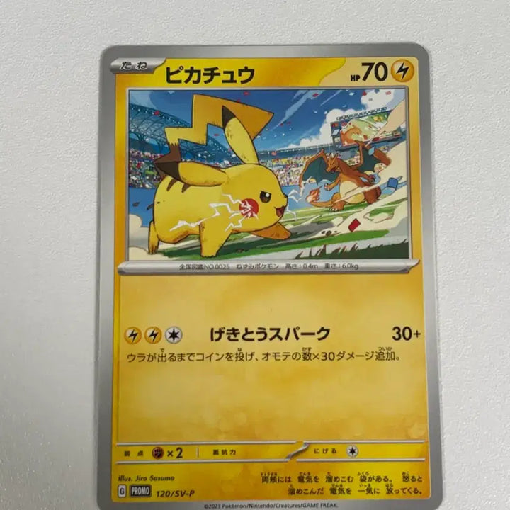 [BUNJANG] Pokemon Card Game Pikachu 120/SV-P Promo / 포켓몬 카드 게임 피카츄 120/SV-P 프로모