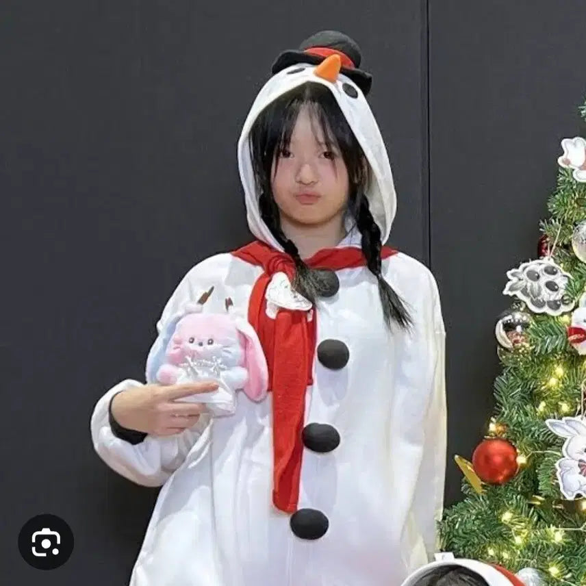 [BUNJANG] Snowman Graduation Photo Costume Outfit / 눈사람 졸업사진 코스튬 의상