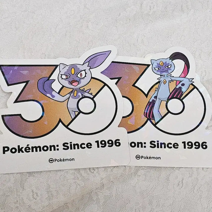 [BUNJANG] Pokemon 30th Anniversary Logo Sticker (Hisuian) - Bundle Set / 일괄) 포켓몬 30주년 로고 스티커 포푸니(히스이) 포푸니크