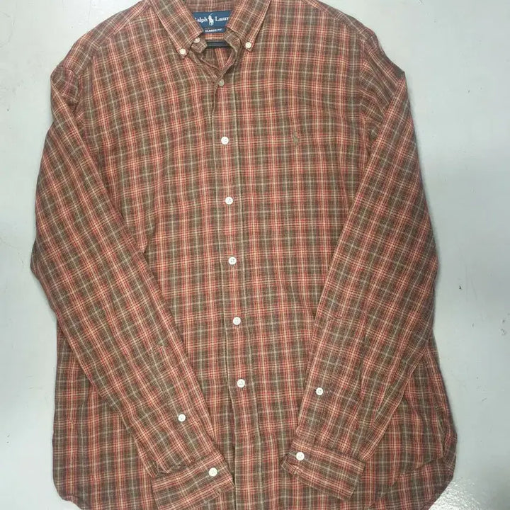 [BUNJANG] Polo Ralph Lauren Thin Cotton Check Shirt (M) / 랄프로렌 얇은면 체크 셔츠 M