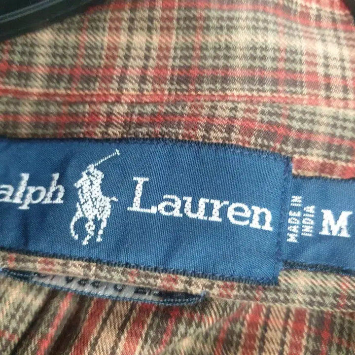 [BUNJANG] Polo Ralph Lauren Thin Cotton Check Shirt (M) / 랄프로렌 얇은면 체크 셔츠 M