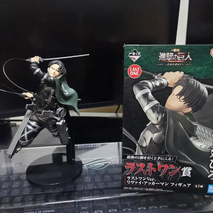 [BUNJANG] Attack on Titan Levi Last One Prize Figure / 진격의 거인 제일복권  리바이  라스트원상 판매