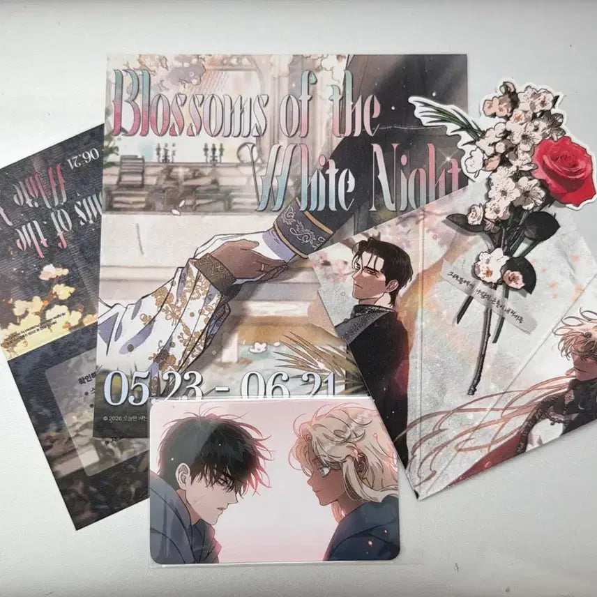 [BUNJANG] Baekya Flower Path Baekya Cafe Rebom Photocard Entrance POB / 백야의 꽃길 백야 카페 레봄 포카 입장 특전