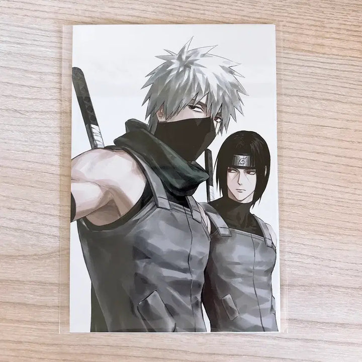 [BUNJANG] Ssonim Naruto Kakashi &amp; Itachi Anbu Postcard Set / 쏘님 나루토 카카시 이타치 암부 엽서 세트