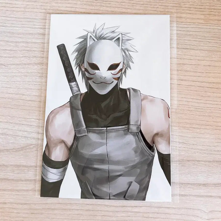 [BUNJANG] Ssonim Naruto Kakashi &amp; Itachi Anbu Postcard Set / 쏘님 나루토 카카시 이타치 암부 엽서 세트