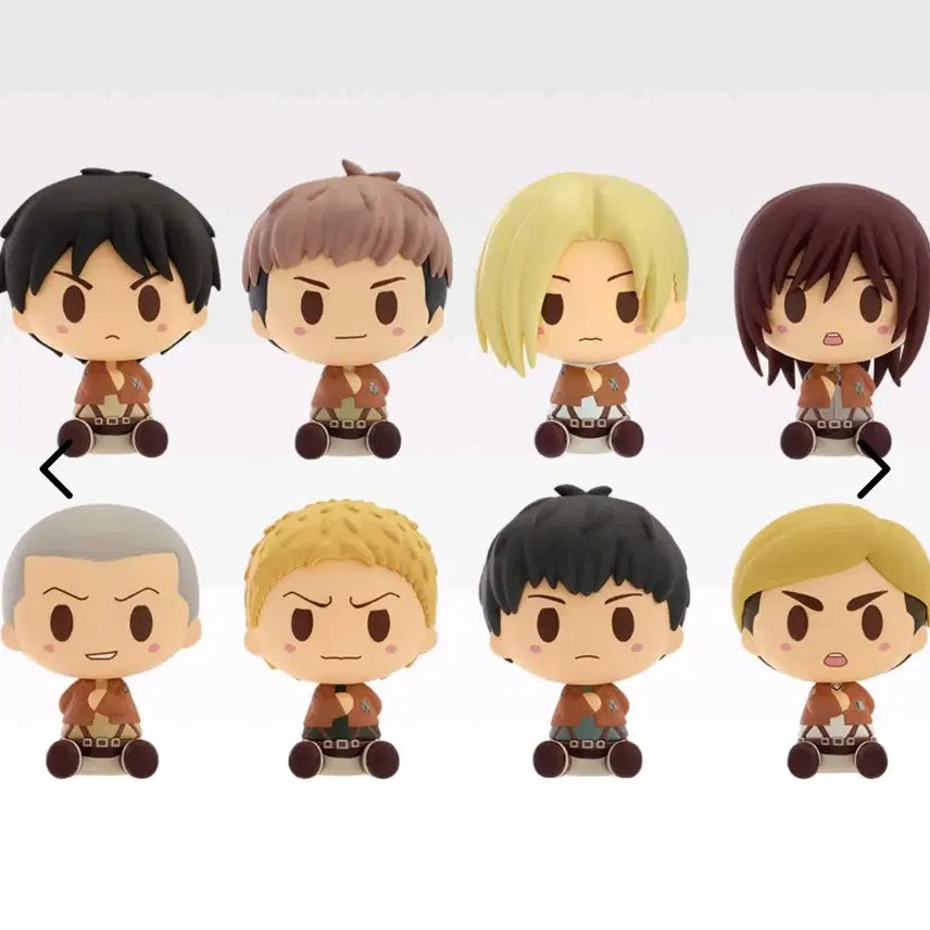 [BUNJANG] Attack on Titan Ichiban Kuji Chokonokko Figure Full Set / 진격의거인 제일복권 g상 초코노코 풀셋 판매
