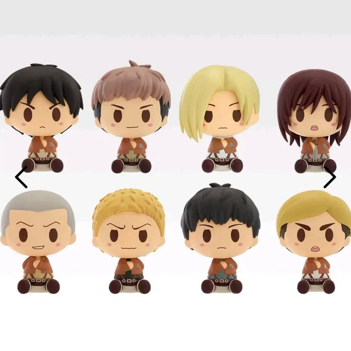 [BUNJANG] Attack on Titan Ichiban Kuji Chokonokko Figure Full Set / 진격의거인 제일복권 g상 초코노코 풀셋 판매